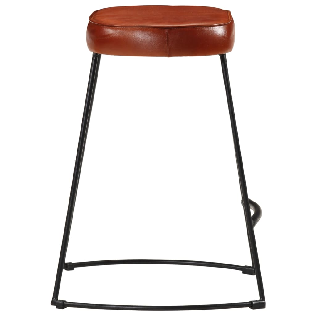 Tabourets de bar lot de 2 marron foncé 40x29,5x53 cm Tabourets de bar vidaXL   