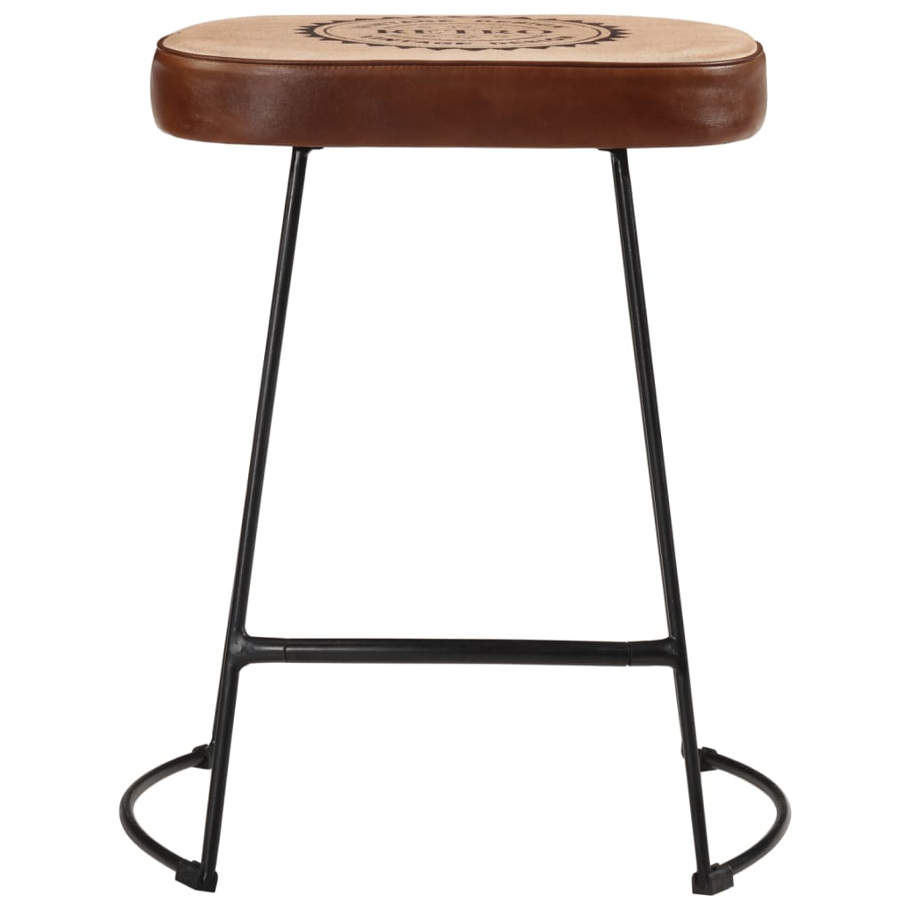 Tabourets de bar lot de 2 marron foncé 40x29,5x53 cm Tabourets de bar vidaXL   