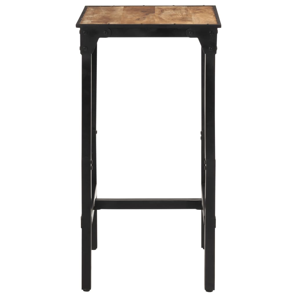 Table de bar 60x55x107 cm bois de manguier massif brut Tabourets de bar vidaXL   