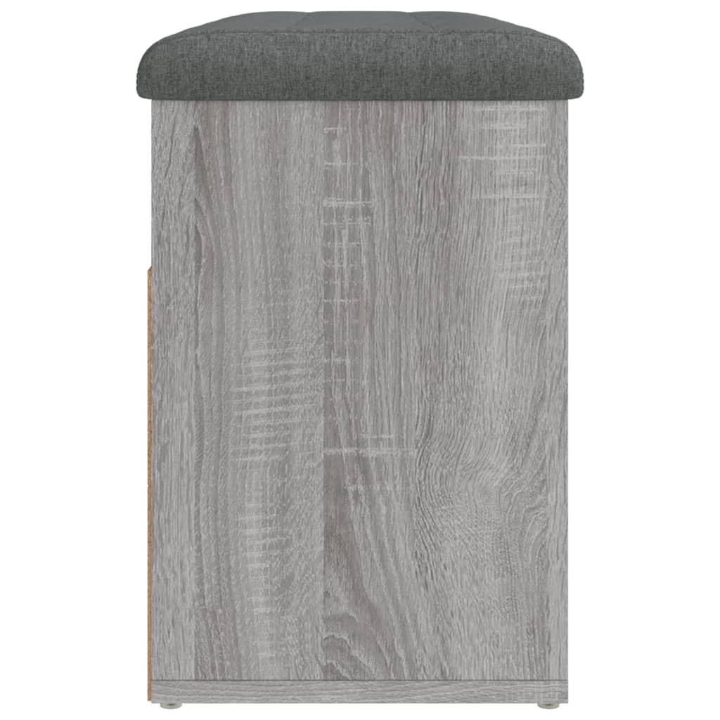 Banc à chaussures sonoma gris 82x32x45,5 cm bois d'ingénierie Bancs coffres vidaXL   