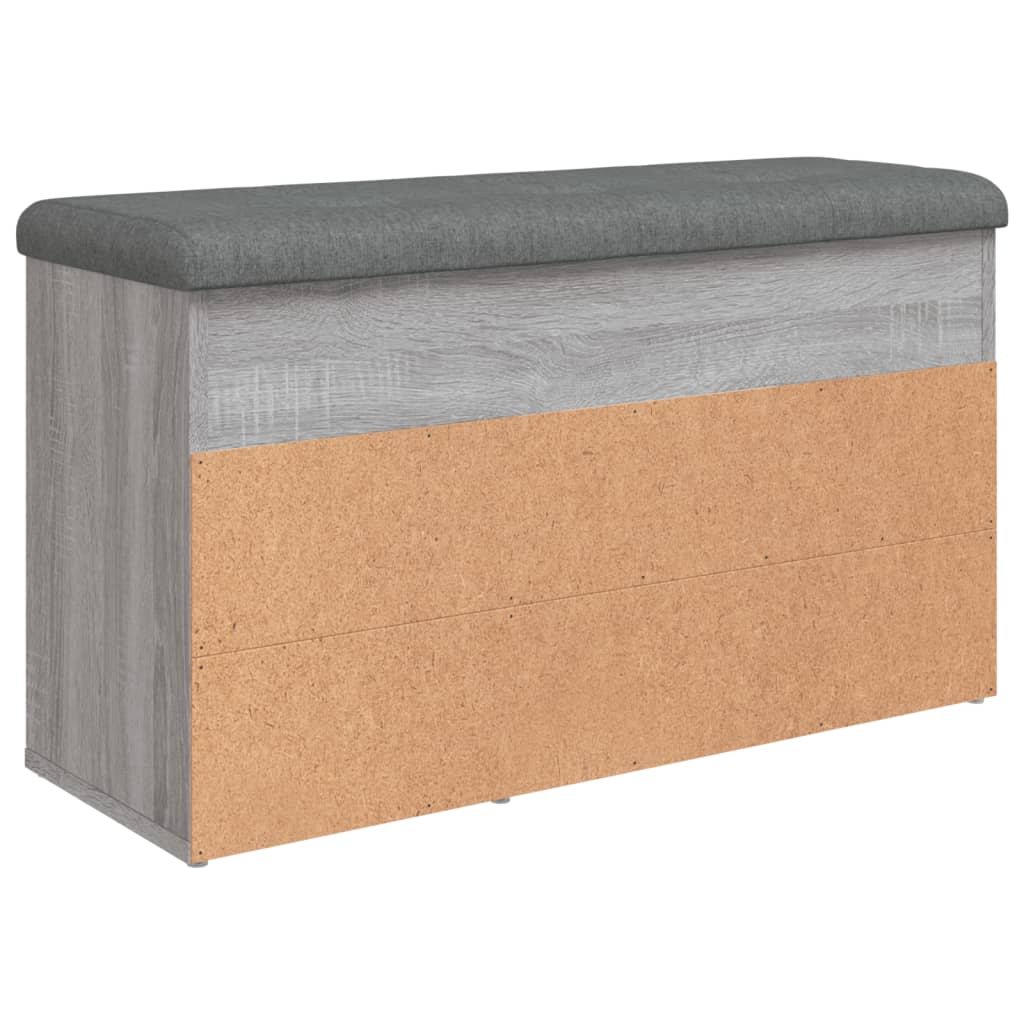 Banc à chaussures sonoma gris 82x32x45,5 cm bois d'ingénierie Bancs coffres vidaXL   