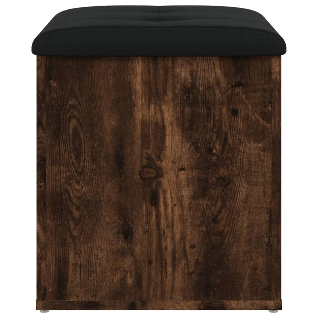 Banc de rangement chêne fumé 42x42x45 cm bois d'ingénierie Bancs coffres vidaXL   