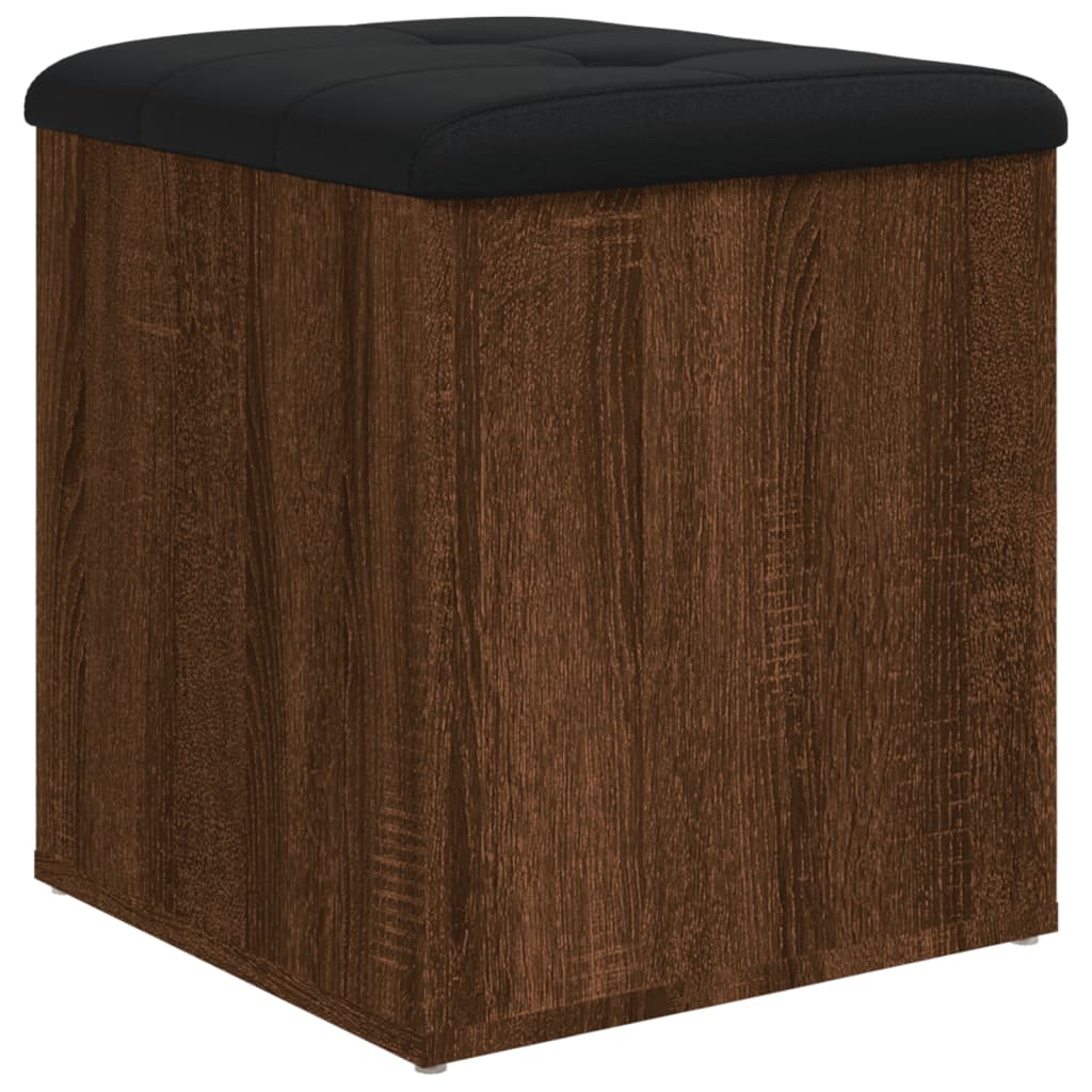 Banc de rangement chêne marron 42x42x45 cm bois d'ingénierie Bancs coffres vidaXL   