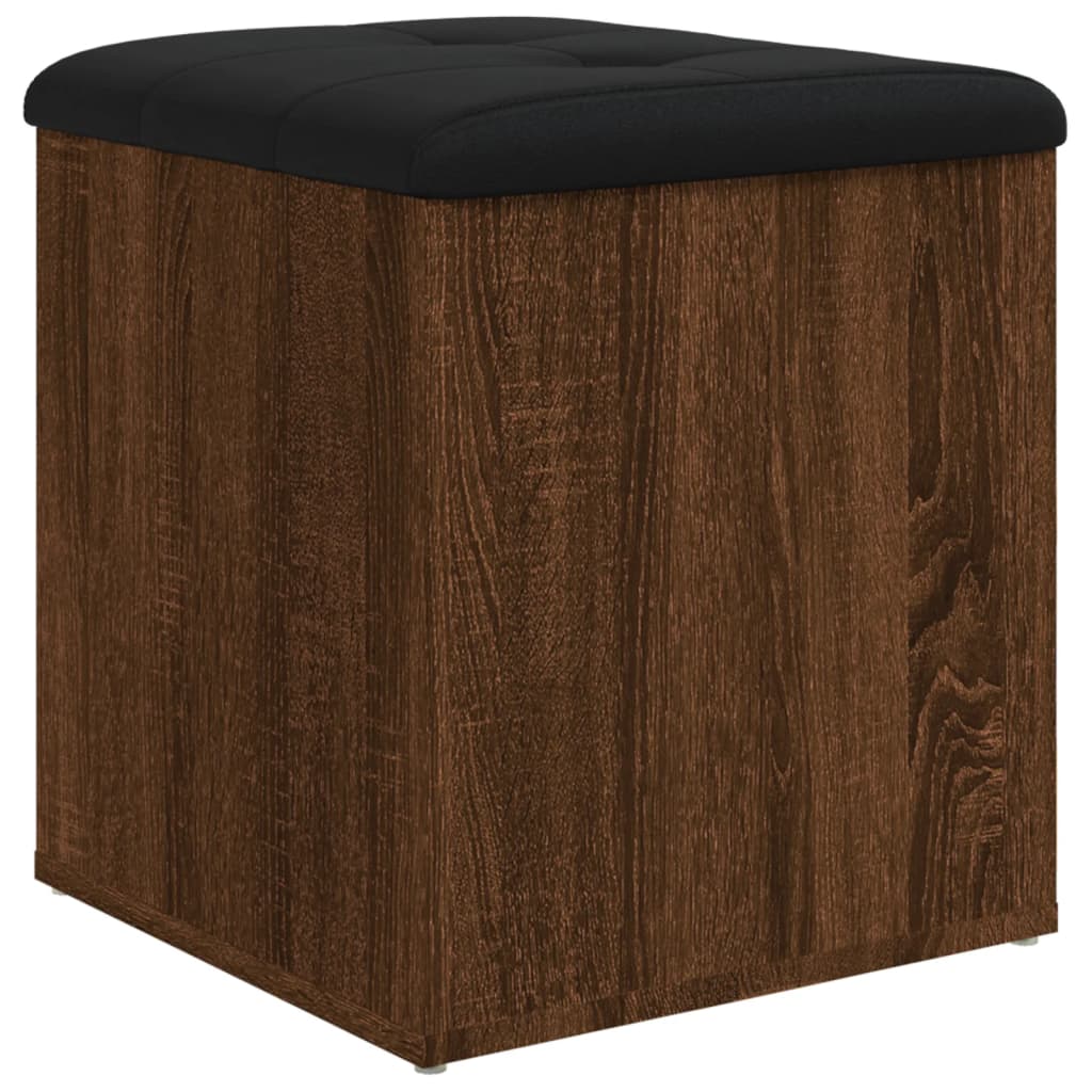 Banc de rangement chêne marron 42x42x45 cm bois d'ingénierie Bancs coffres vidaXL   