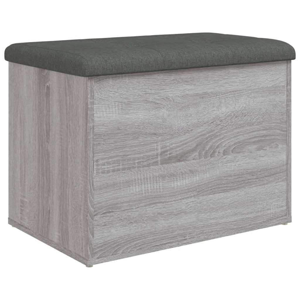 Banc de rangement sonoma gris 62x42x45 cm bois d'ingénierie Bancs coffres vidaXL   