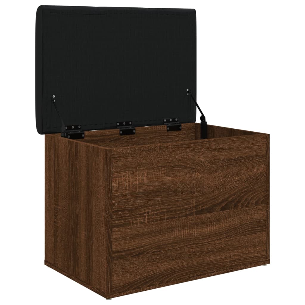 Banc de rangement chêne marron 62x42x45 cm bois d'ingénierie Bancs coffres vidaXL   