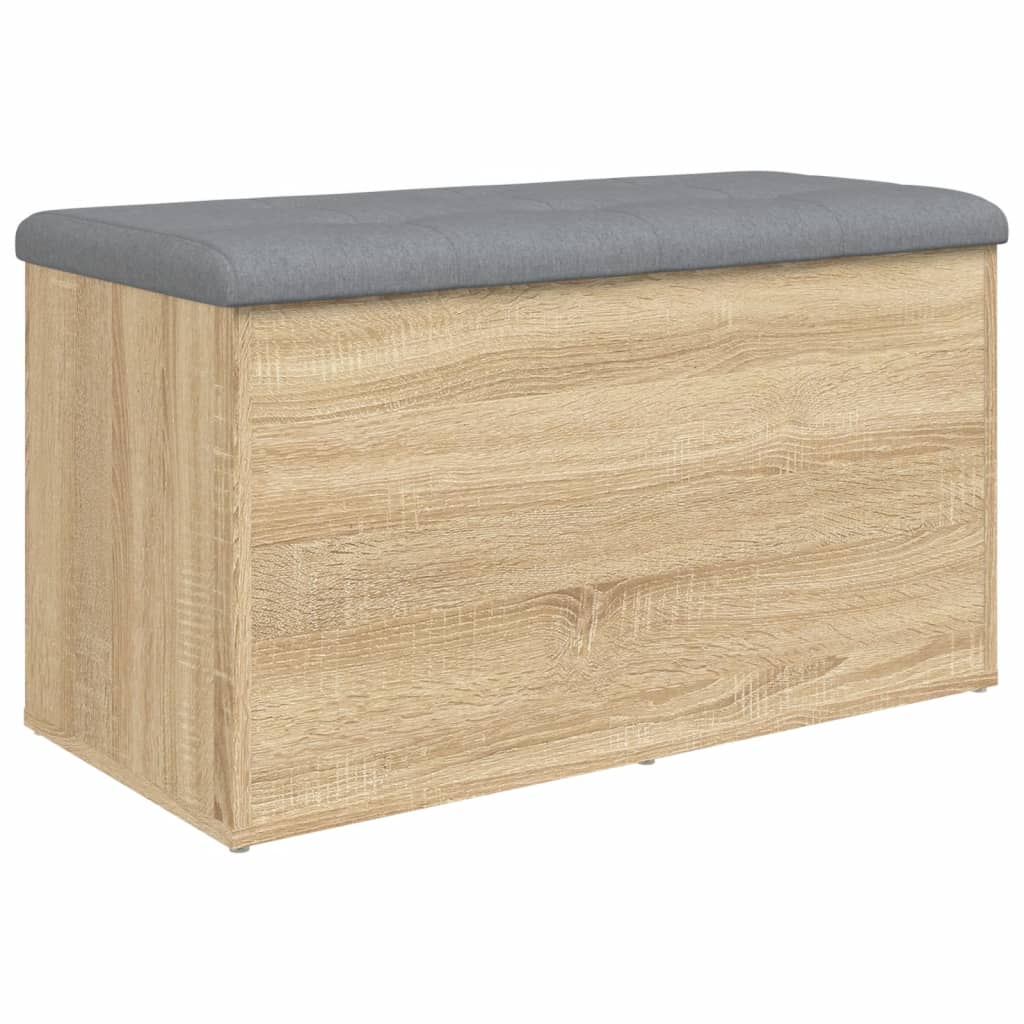 Banc de rangement chêne sonoma 82x42x45 cm bois d'ingénierie Bancs coffres vidaXL   