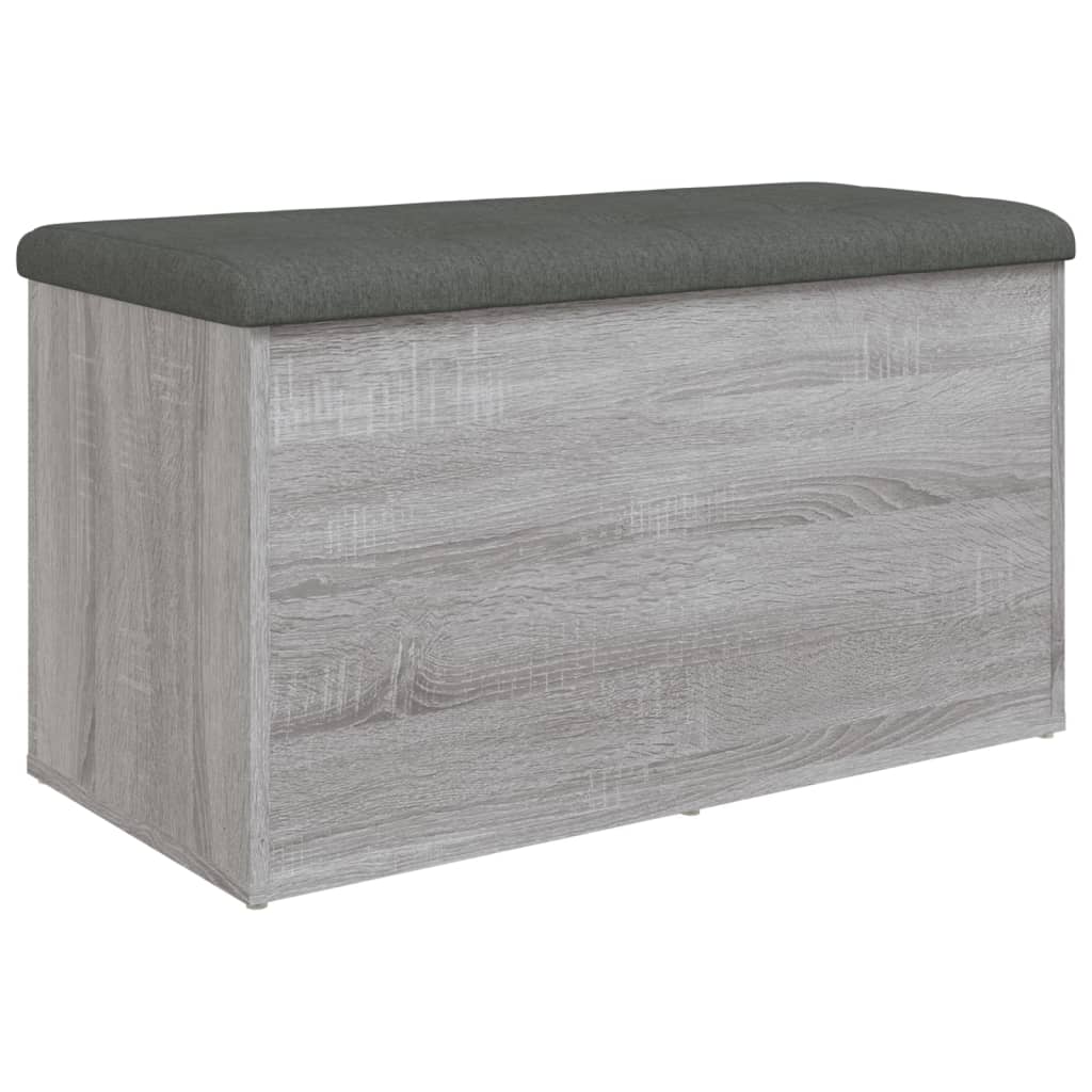 Banc de rangement sonoma gris 82x42x45 cm Bois d'ingénierie Bancs coffres vidaXL   