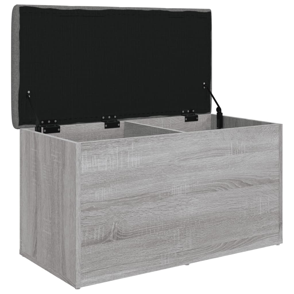 Banc de rangement sonoma gris 82x42x45 cm Bois d'ingénierie Bancs coffres vidaXL   