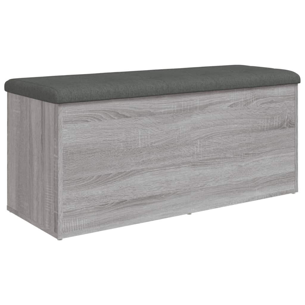 Banc de rangement sonoma gris 102x42x45 cm bois d'ingénierie Bancs coffres vidaXL   