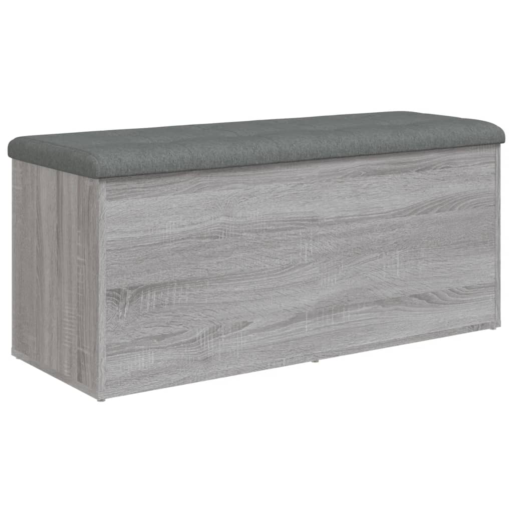 Banc de rangement sonoma gris 102x42x45 cm bois d'ingénierie Bancs coffres vidaXL   