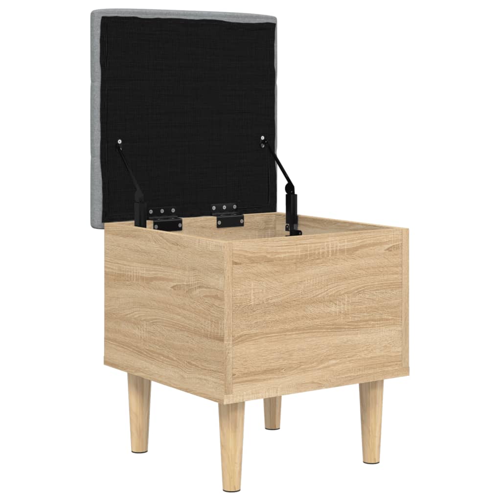 Banc de rangement chêne sonoma 42x42x46 cm bois d'ingénierie Bancs coffres vidaXL   