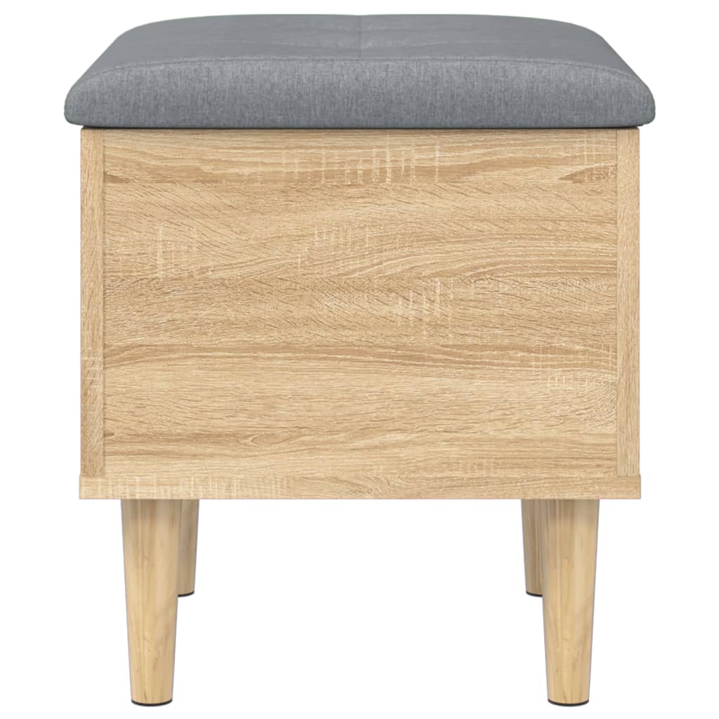 Banc de rangement chêne sonoma 42x42x46 cm bois d'ingénierie Bancs coffres vidaXL   