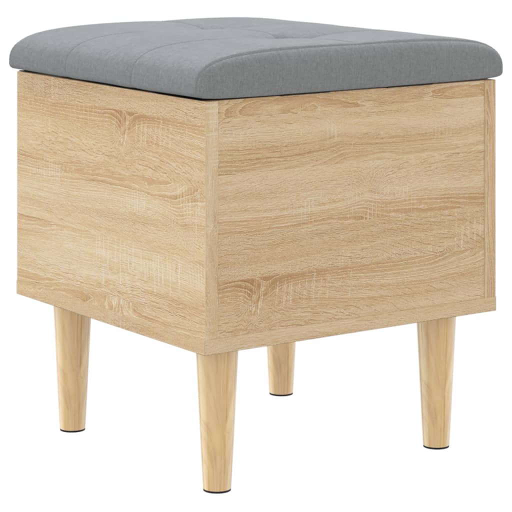 Banc de rangement chêne sonoma 42x42x46 cm bois d'ingénierie Bancs coffres vidaXL   