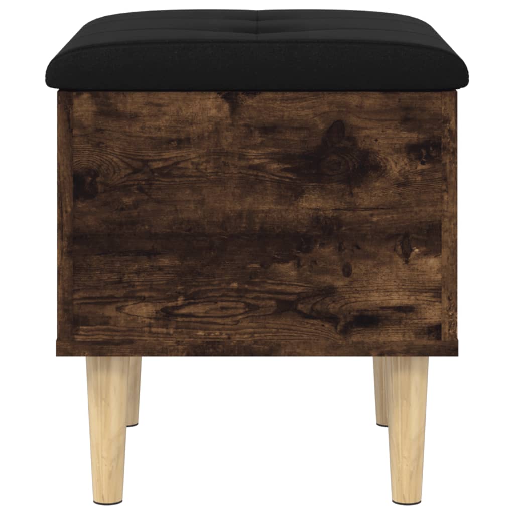 Banc de rangement chêne fumé 42x42x46 cm bois d'ingénierie Bancs coffres vidaXL   