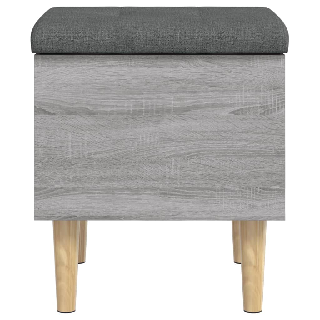 Banc de rangement sonoma gris 42x42x46 cm bois d'ingénierie Bancs coffres vidaXL   