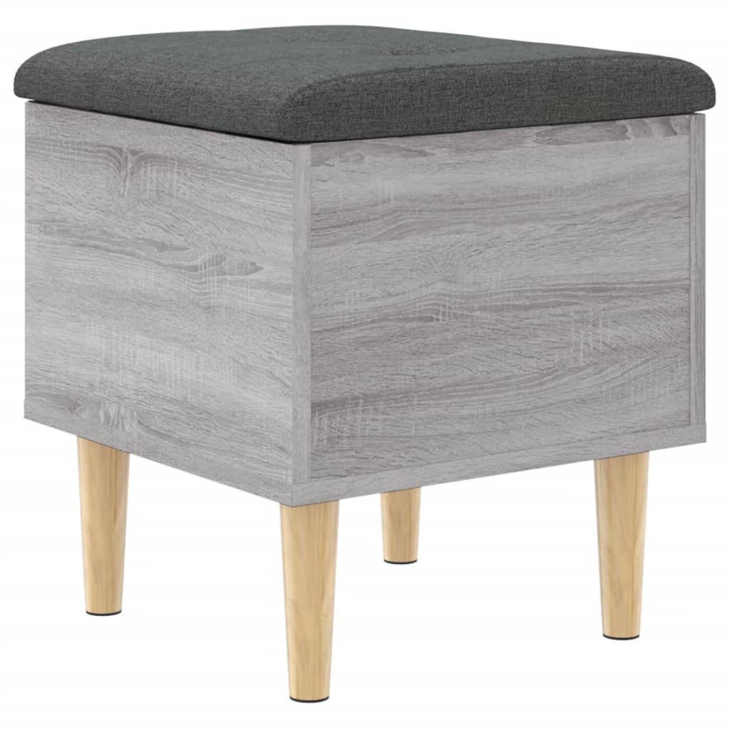 Banc de rangement sonoma gris 42x42x46 cm bois d'ingénierie Bancs coffres vidaXL   