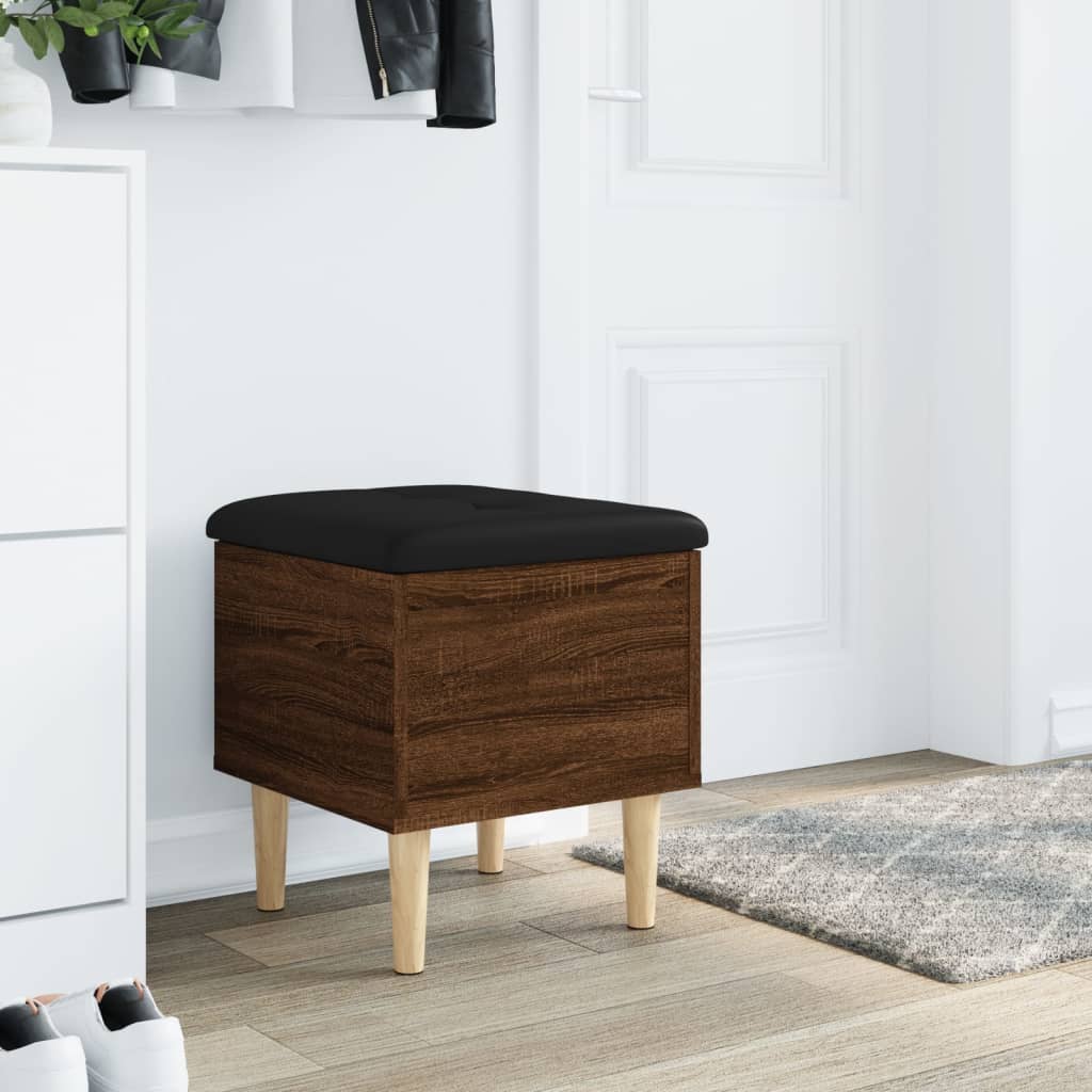 Banc de rangement chêne marron 42x42x46 cm bois d'ingénierie Bancs coffres vidaXL   