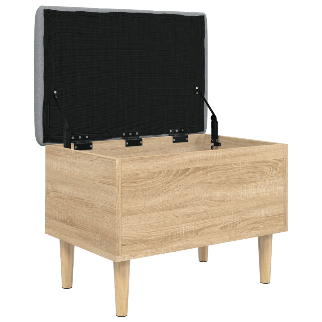 Banc de rangement chêne sonoma 62x42x46 cm bois d'ingénierie Bancs coffres vidaXL   