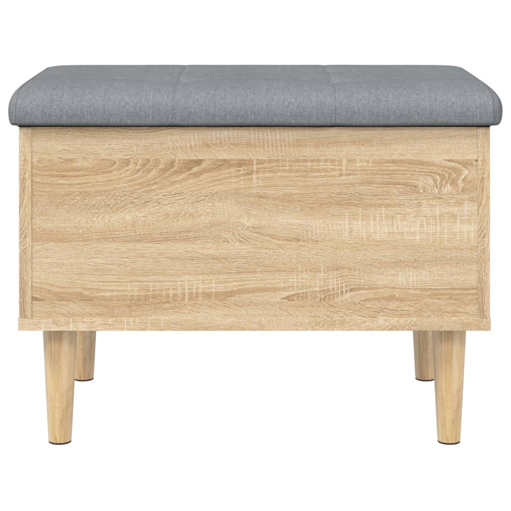 Banc de rangement chêne sonoma 62x42x46 cm bois d'ingénierie Bancs coffres vidaXL   