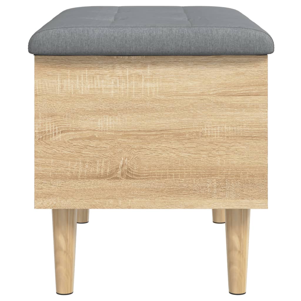 Banc de rangement chêne sonoma 62x42x46 cm bois d'ingénierie Bancs coffres vidaXL   