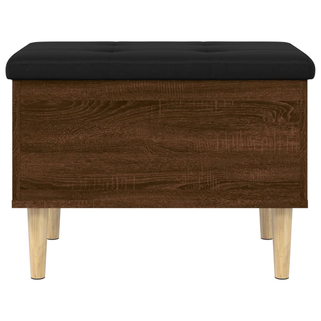 Banc de rangement chêne marron 62x42x46 cm bois d'ingénierie Bancs coffres vidaXL   