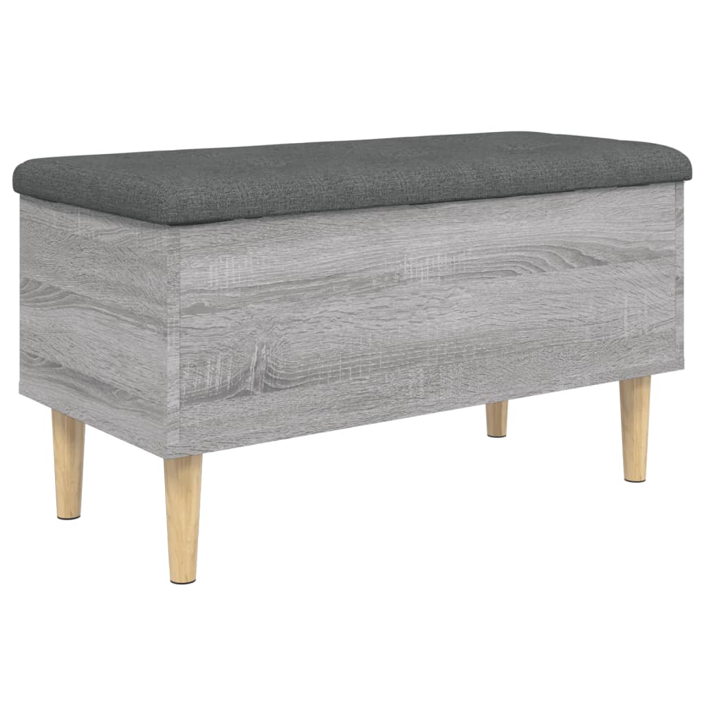 Banc de rangement sonoma gris 82x42x46 cm bois d'ingénierie Bancs coffres vidaXL   