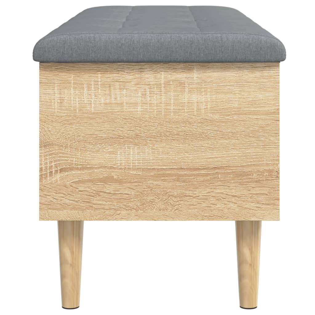 Banc de rangement chêne sonoma 102x42x46 cm bois d'ingénierie Bancs coffres vidaXL   