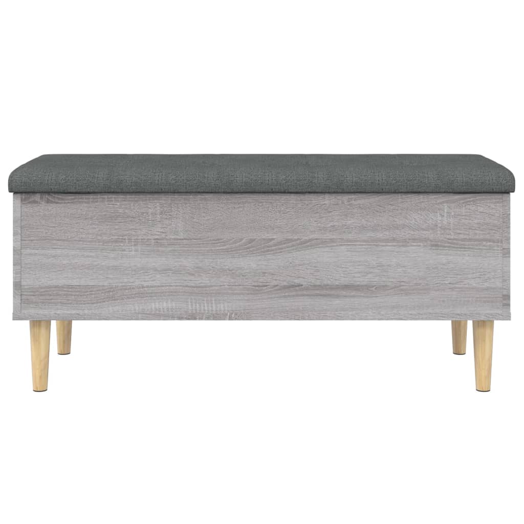 Banc de rangement sonoma gris 102x42x46 cm bois d'ingénierie Bancs coffres vidaXL   