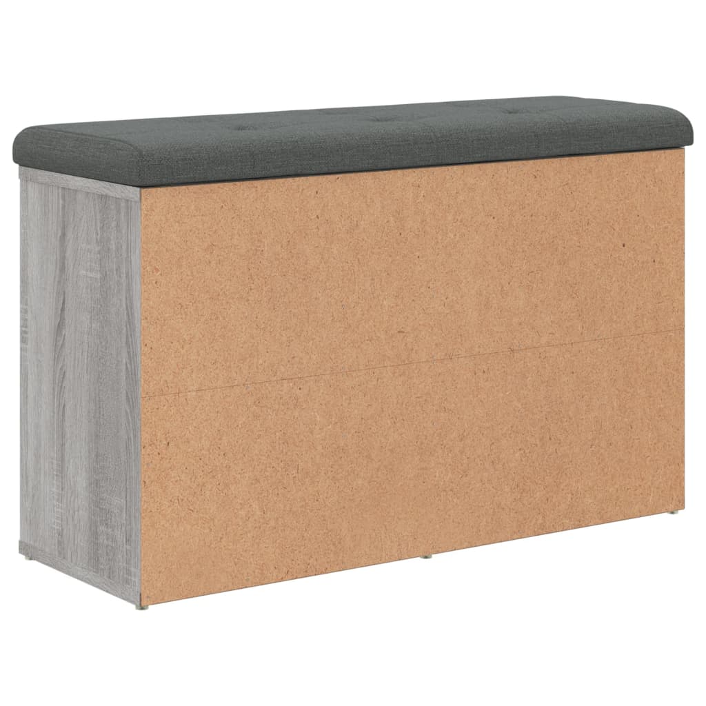 Banc à chaussures sonoma gris 82x32x50 cm bois d'ingénierie Bancs coffres vidaXL   