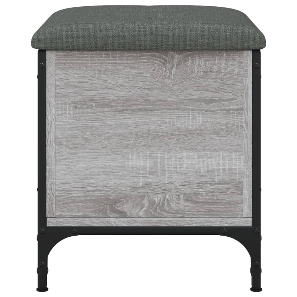 Banc de rangement sonoma gris 42x42x45 cm bois d'ingénierie Bancs coffres vidaXL   