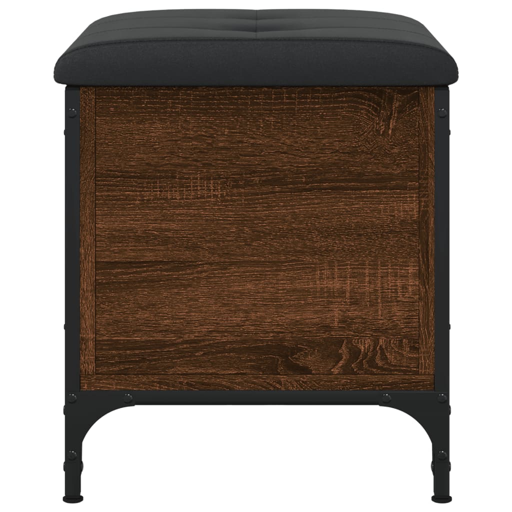 Banc de rangement chêne marron 42x42x45 cm bois d'ingénierie Bancs coffres vidaXL   