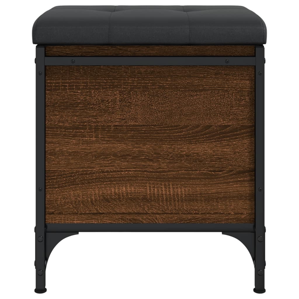 Banc de rangement chêne marron 42x42x45 cm bois d'ingénierie Bancs coffres vidaXL   