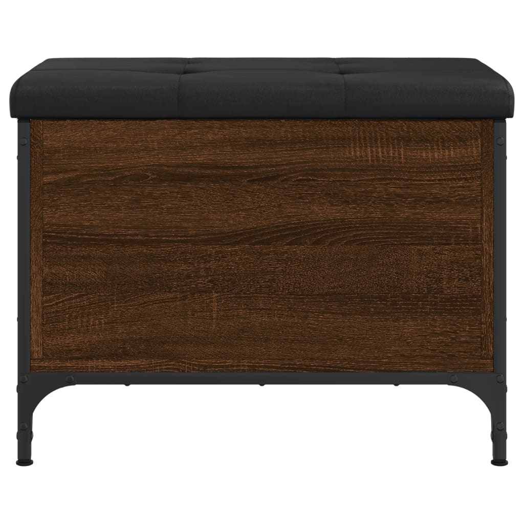 Banc de rangement chêne marron 62x42x45 cm bois d'ingénierie Bancs coffres vidaXL   