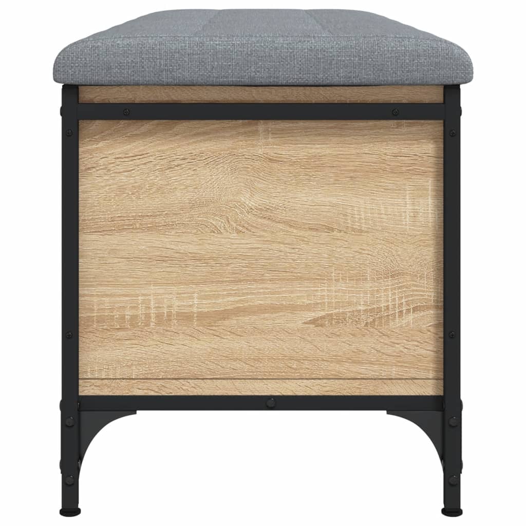 Banc de rangement chêne sonoma 102x42x45 cm bois d'ingénierie Bancs coffres vidaXL   