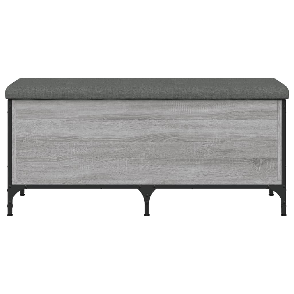 Banc de rangement sonoma gris 102x42x45 cm bois d'ingénierie Bancs coffres vidaXL   