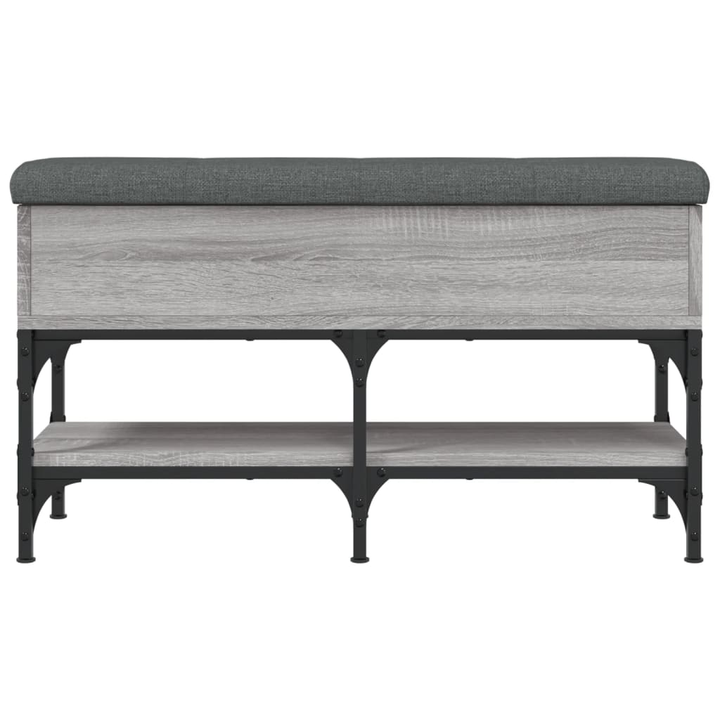 Banc à chaussures sonoma gris 82x32x45 cm bois d'ingénierie Bancs coffres vidaXL   