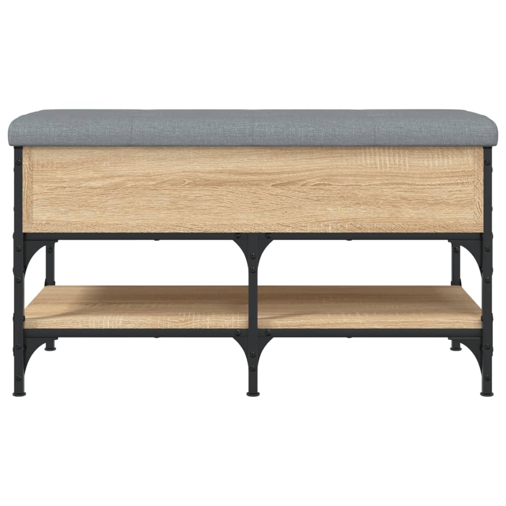 Banc à chaussures chêne sonoma 82x42x45 cm bois d'ingénierie Bancs coffres vidaXL   