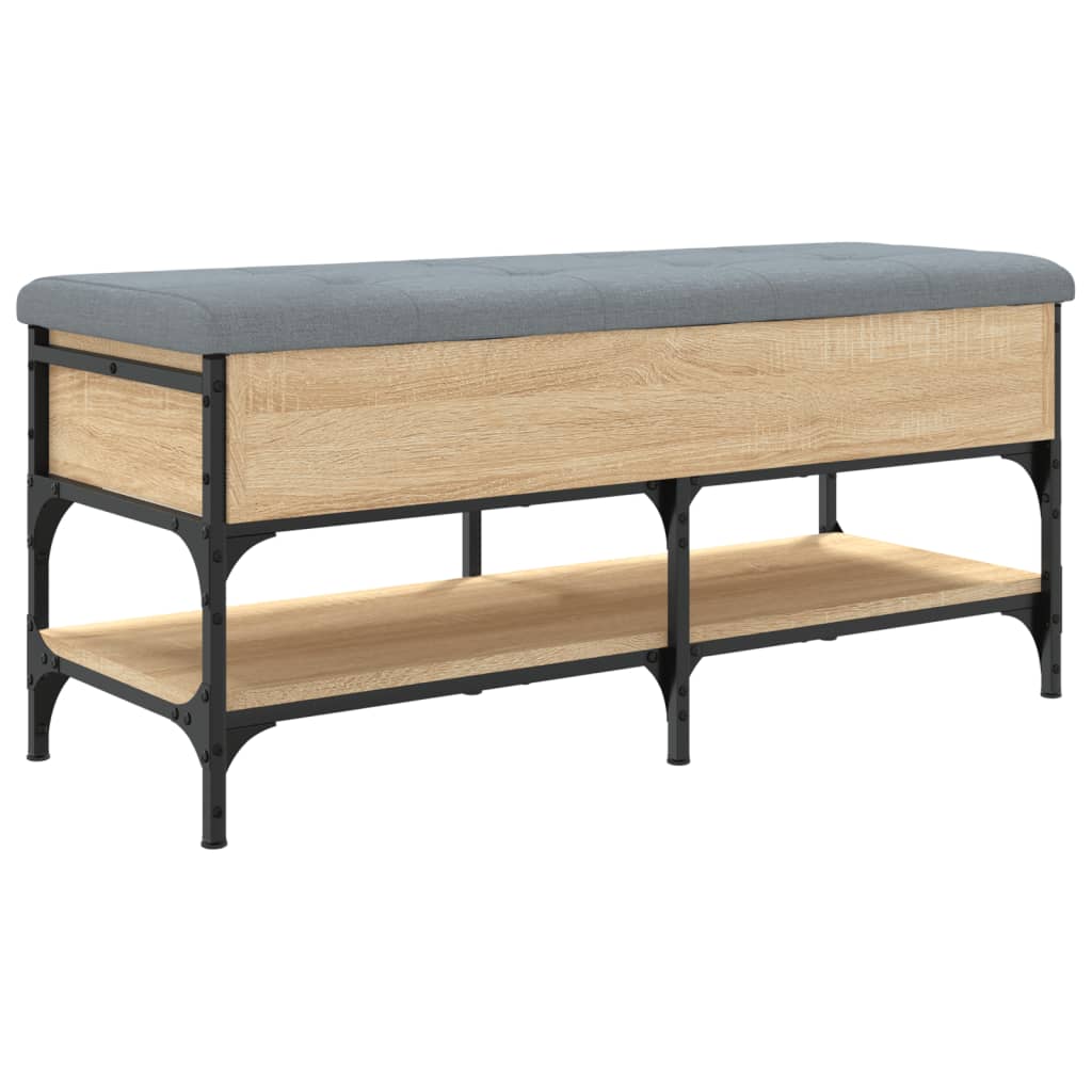 Banc à chaussures chêne sonoma 102x42x45 cm bois d'ingénierie Bancs coffres vidaXL   