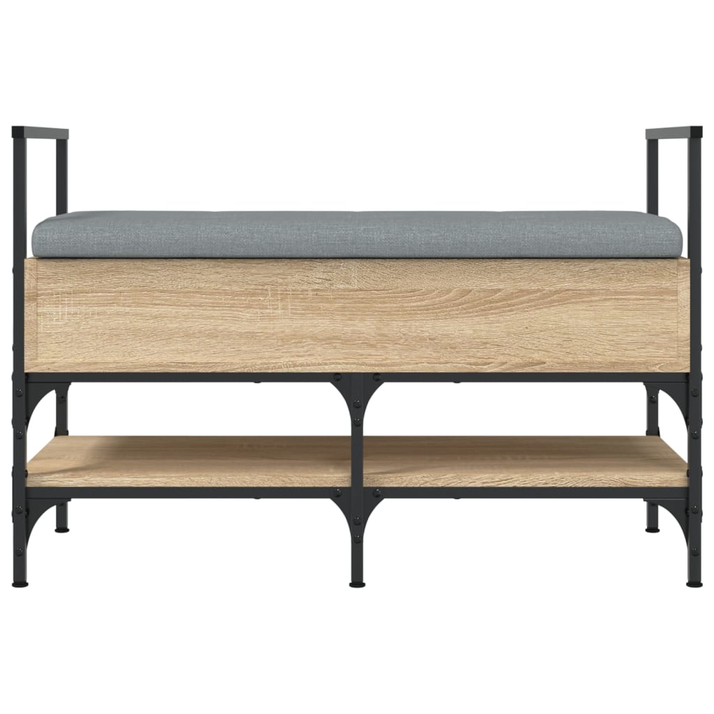 Banc à chaussures chêne sonoma 85,5x42x57,5 cm bois ingénierie Bancs coffres vidaXL   