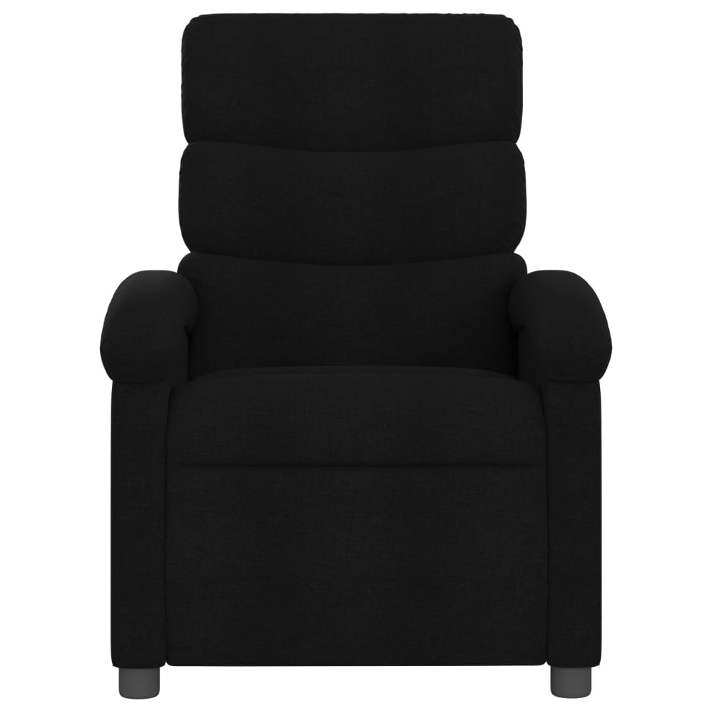 Fauteuil de massage inclinable électrique Noir Tissu Fauteuils vidaXL   