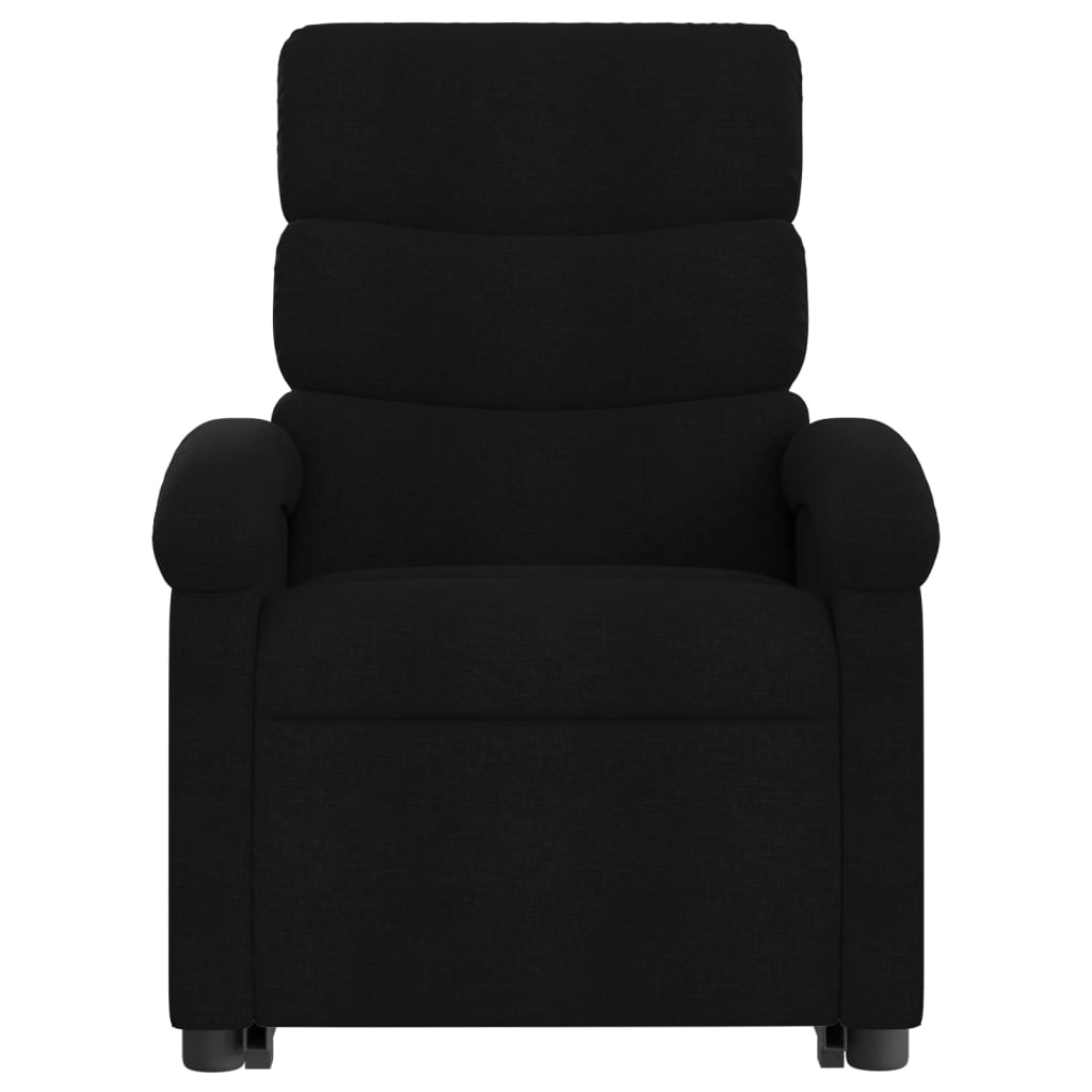 Fauteuil de massage inclinable Noir Tissu Fauteuils vidaXL   