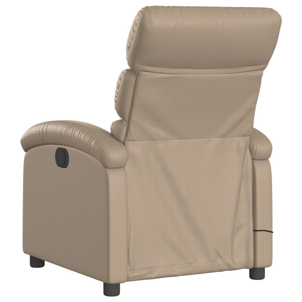 Fauteuil de massage inclinable électrique cappuccino similicuir Fauteuils vidaXL   