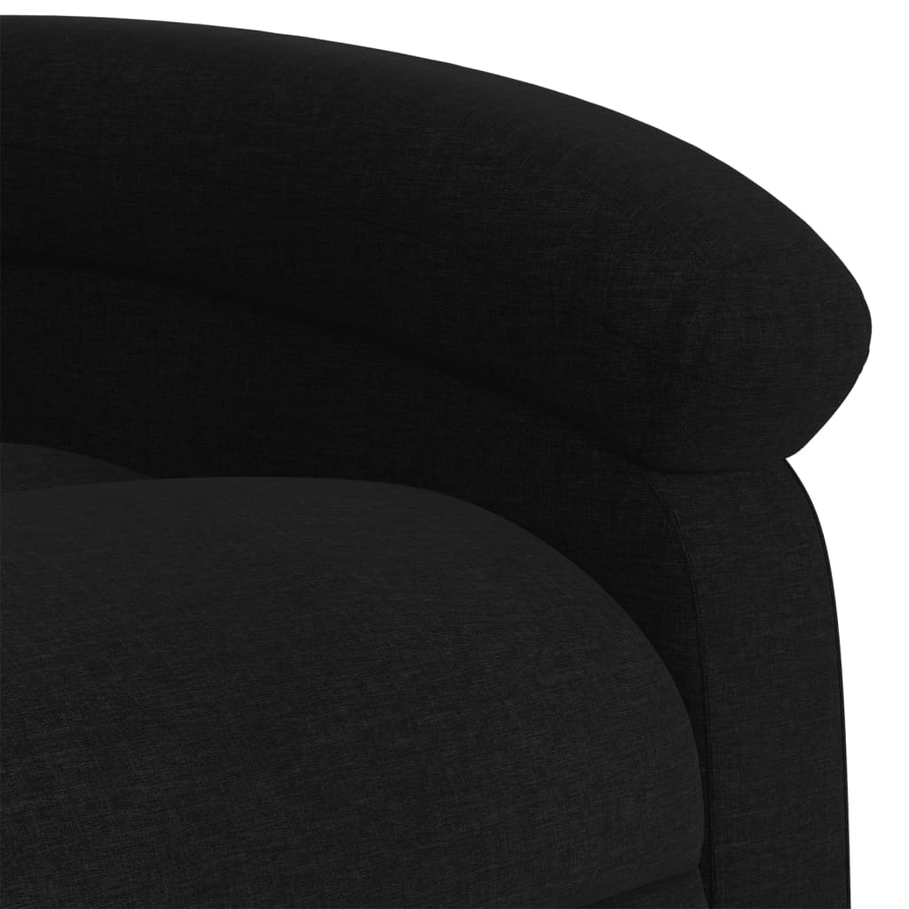 Fauteuil de massage inclinable électrique Noir Tissu Fauteuils vidaXL   