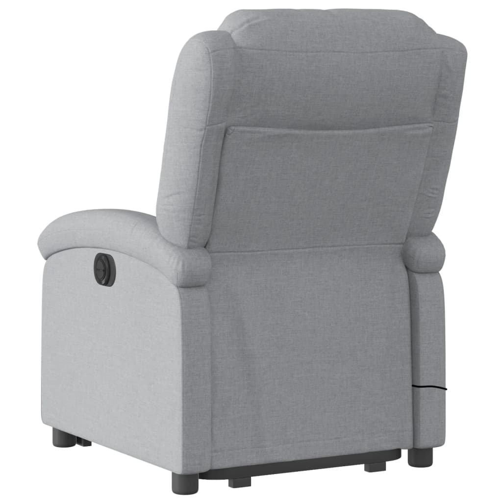 Fauteuil de massage inclinable Gris clair Tissu - Xios Store SNC