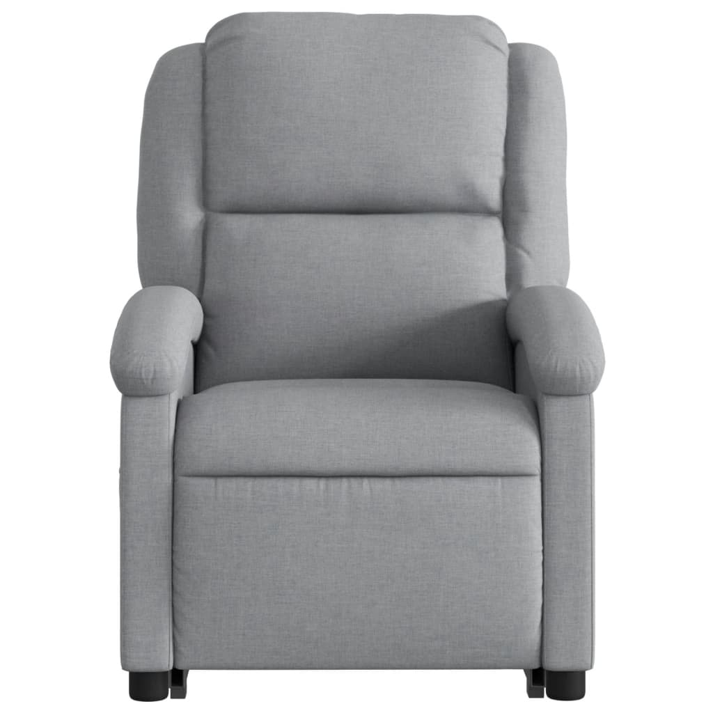 Fauteuil de massage inclinable Gris clair Tissu - Xios Store SNC