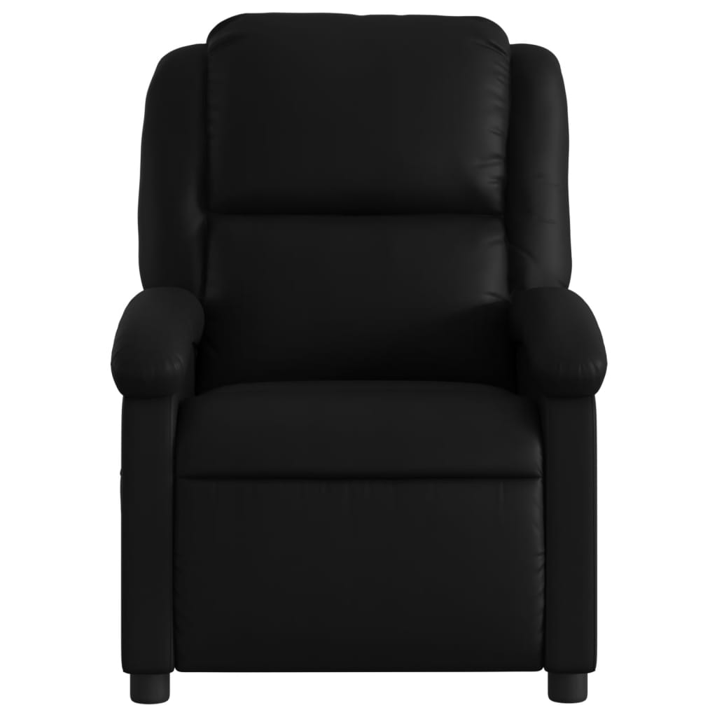 Fauteuil de massage inclinable électrique noir similicuir Fauteuils vidaXL   