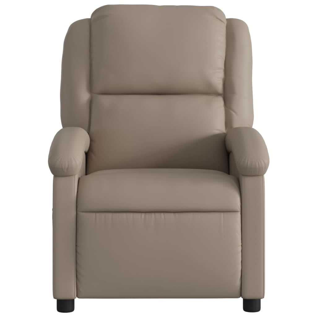 Fauteuil de massage inclinable électrique cappuccino similicuir Fauteuils vidaXL   