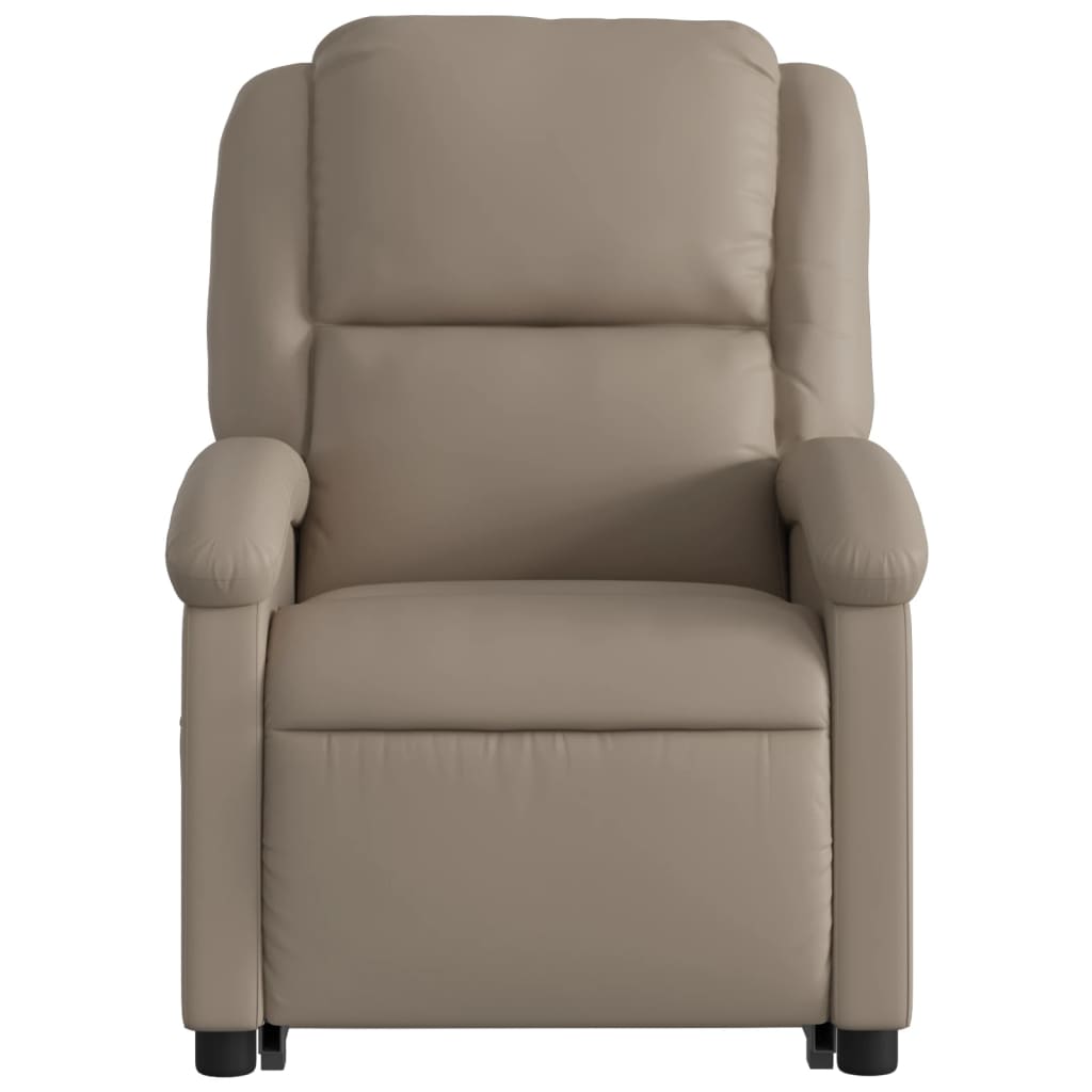 Fauteuil inclinable de massage Cappuccino Similicuir Fauteuils vidaXL   