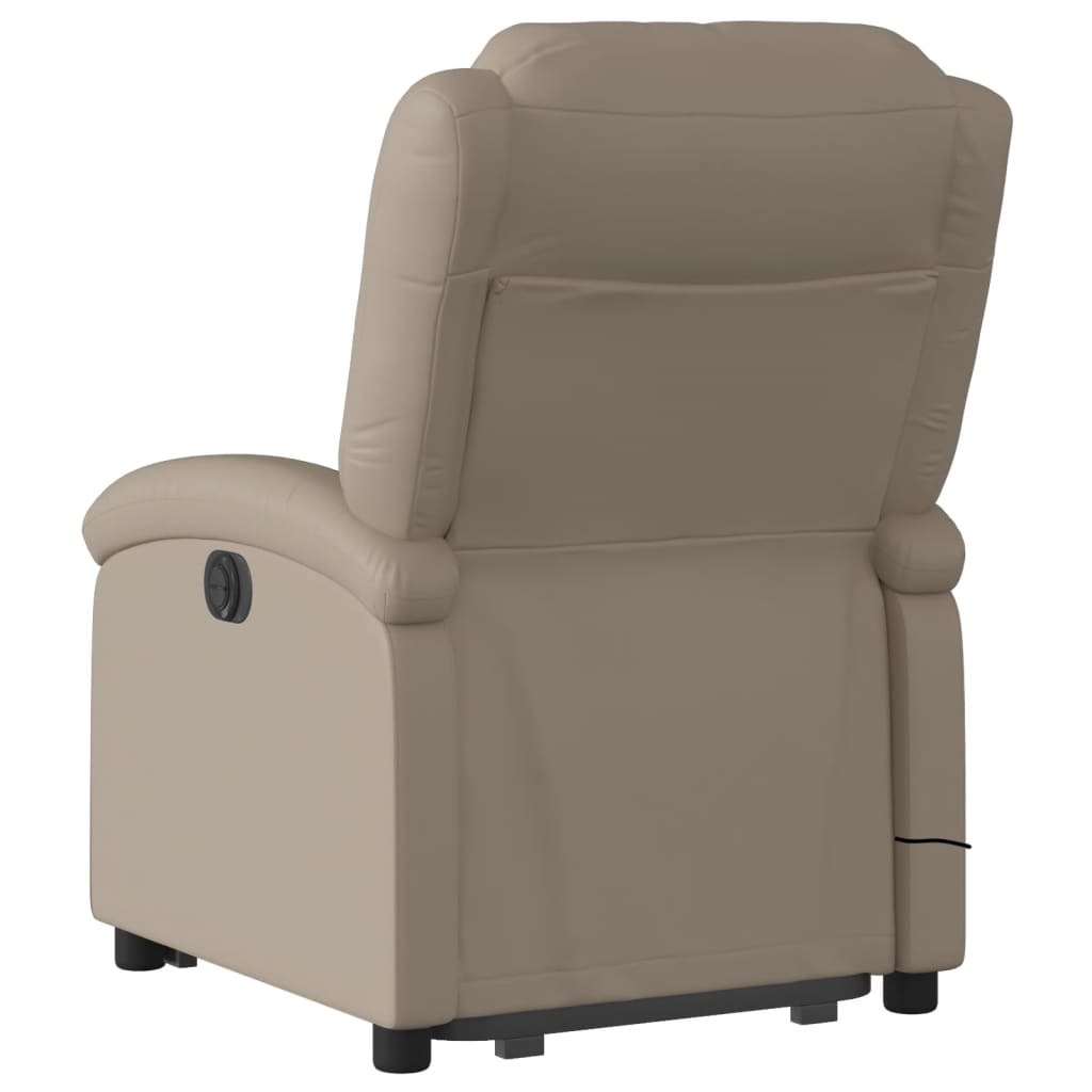 Fauteuil inclinable de massage électrique cappuccino similicuir Fauteuils vidaXL   